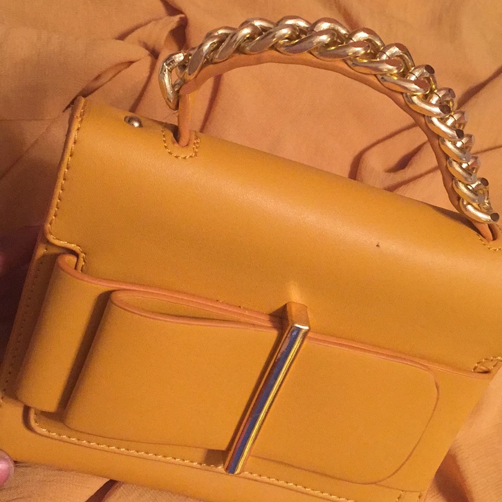 Yellow Lil Hand purse